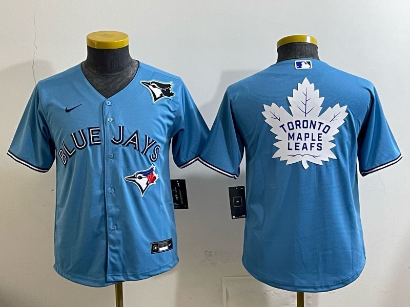 Youth 2025 Nike Toronto Blue Jays Blank Light Blue Game MLB Jersey 07